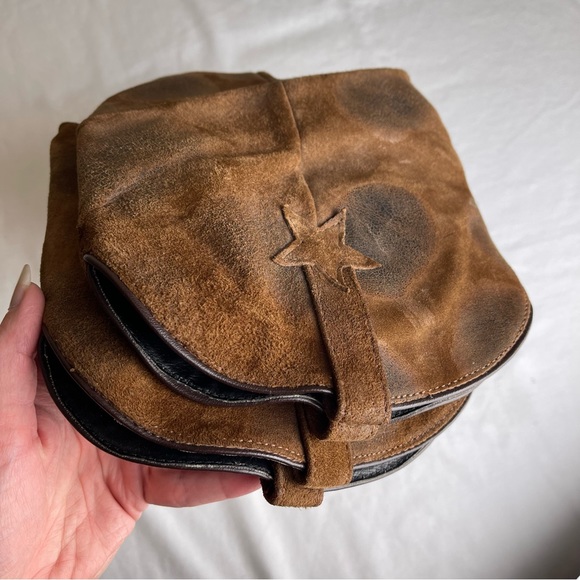 DINGO Suede Soft Leather Slouch Cowgirl Boots - Picture 8 of 17